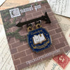 Bookshop Hanging Sign Enamel Pin