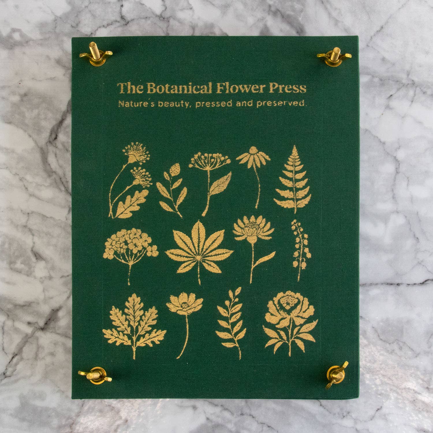 {coming soon: mid-December} The Botanical Flower Press w/ Linen Cover & Gold Foil