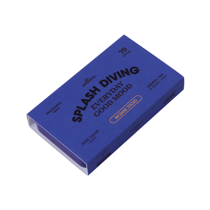 Splash Diving Incense 70pk in Metal Case/Burning Tray