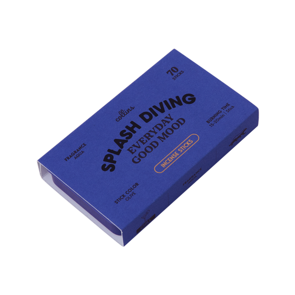Splash Diving Incense 70pk in Metal Case/Burning Tray