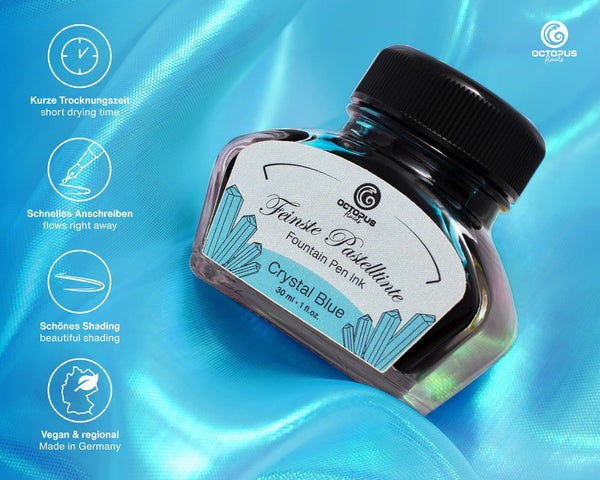 Crystal Blue Fountain Pen Ink