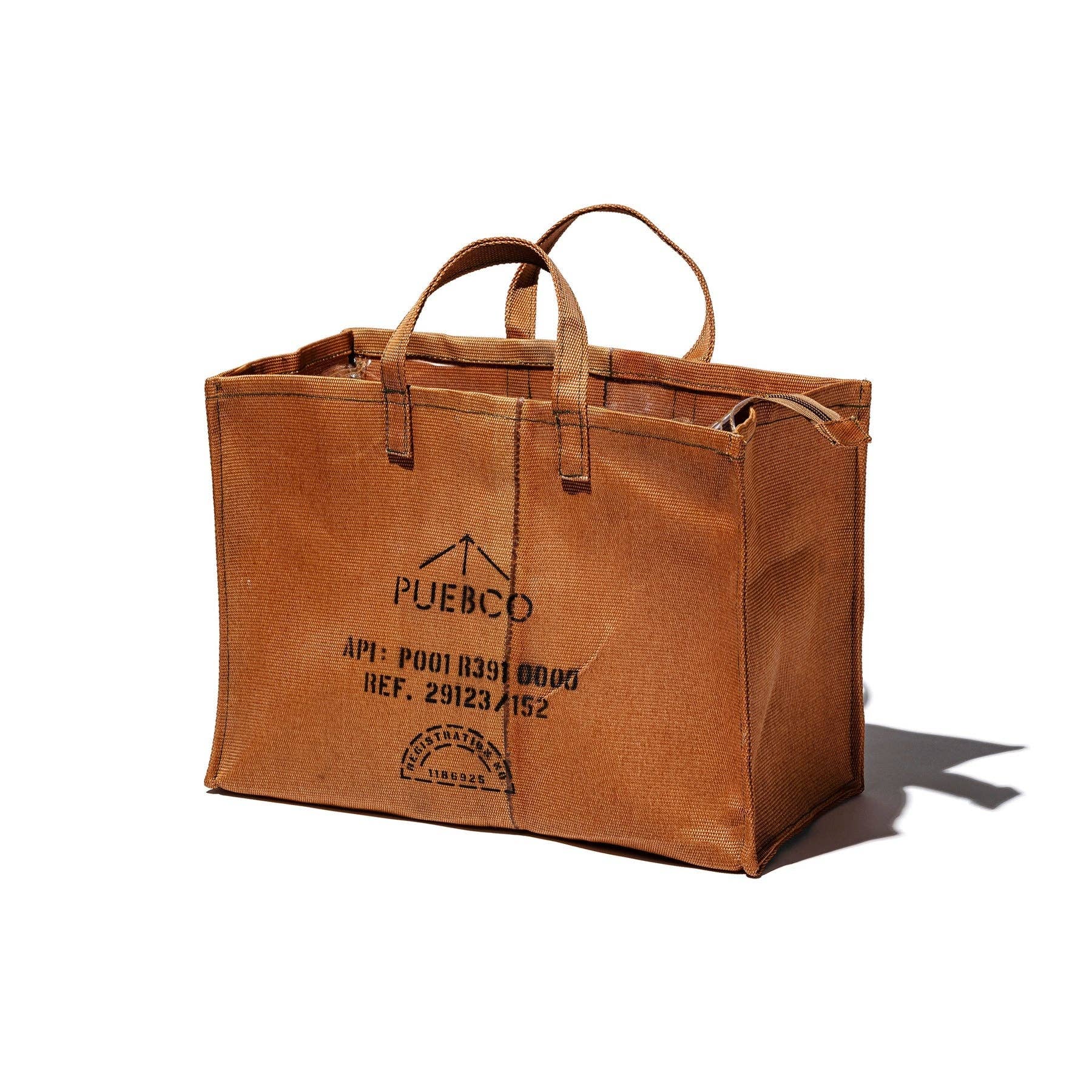 Flexible Container Fabric Zippered Tote Bag