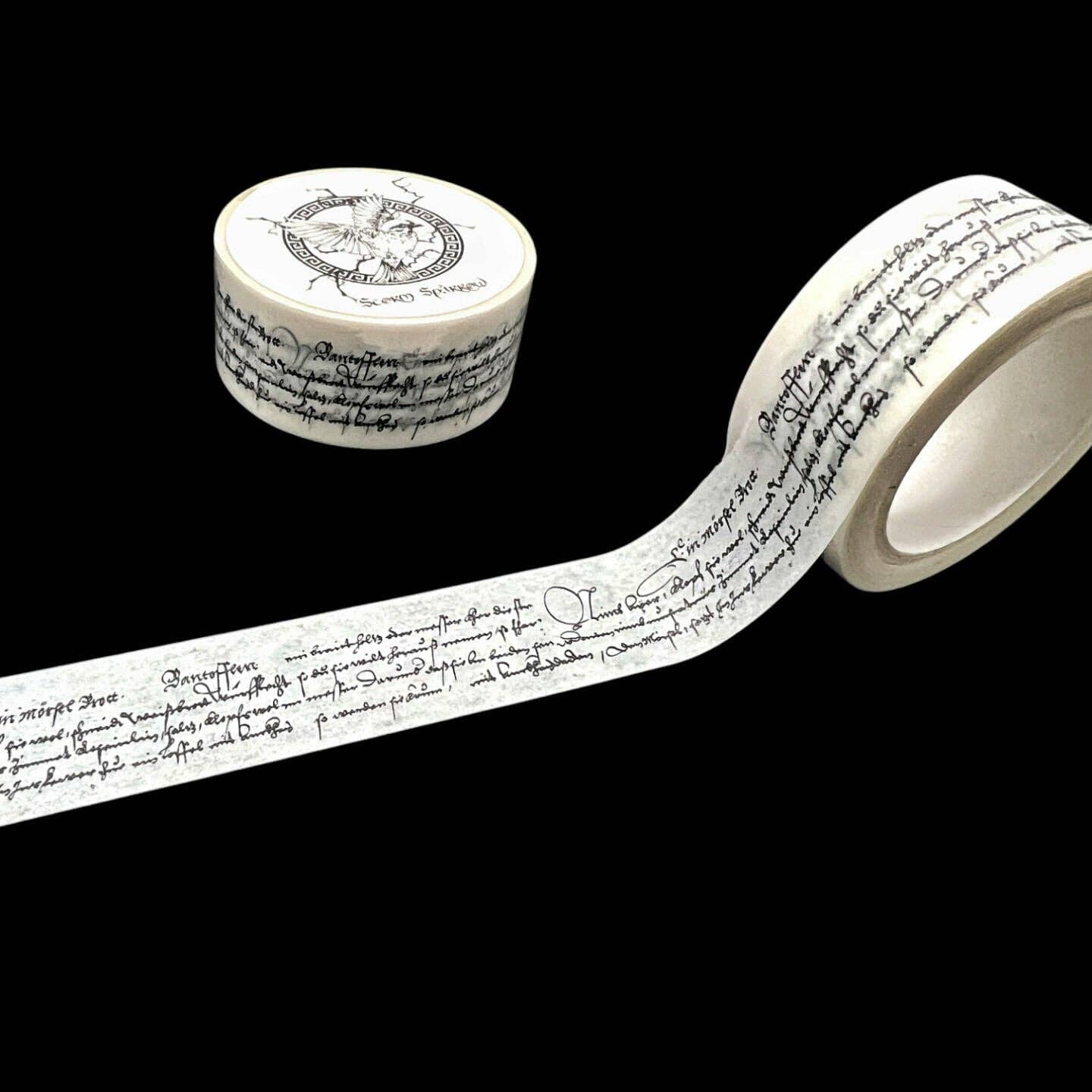 Vintage Text Washi Tape