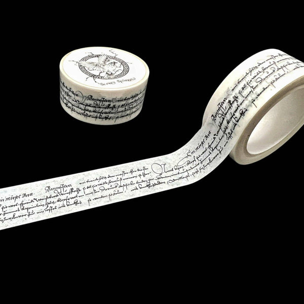 Vintage Text Washi Tape
