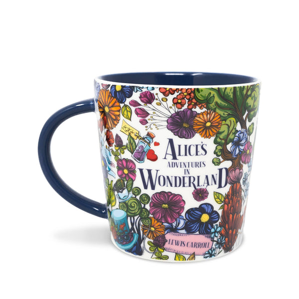 Floral Nonsense Alice in Wonderland Ceramic Mug