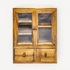 Dark Brown Mini Wooden Cabinet