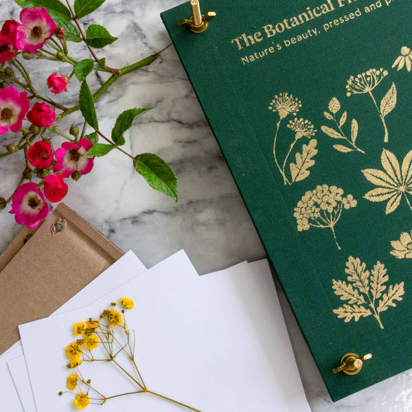 {coming soon: mid-December} The Botanical Flower Press w/ Linen Cover & Gold Foil