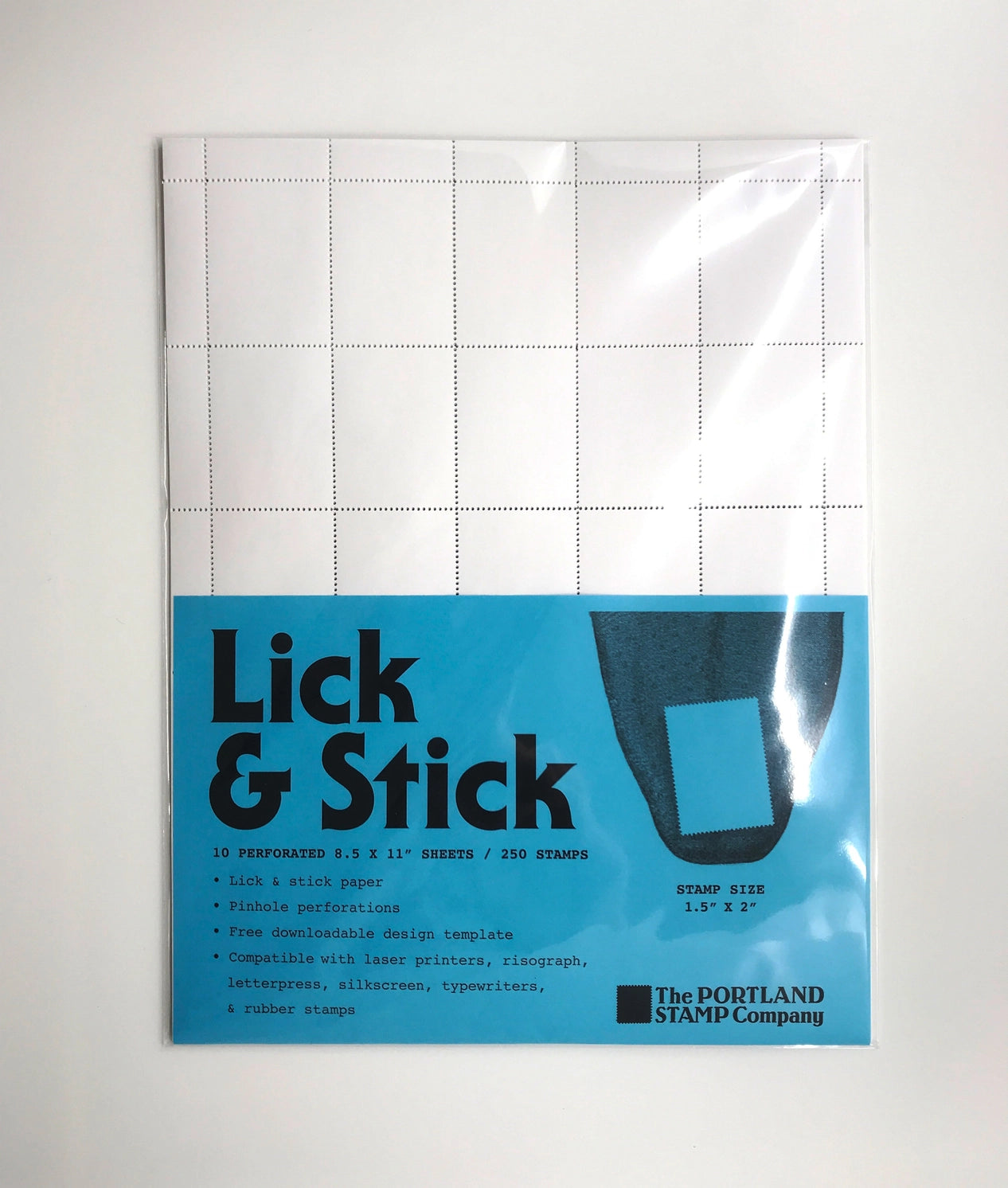 Blank Printable Lick & Stick Stamps