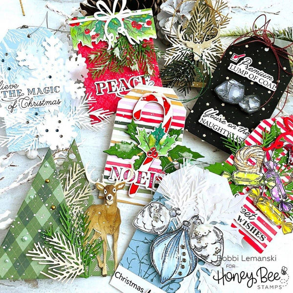 Holiday Treats 6x6 Clear Stamp Set | Vintage Gift Card Box Add-On {Retired}