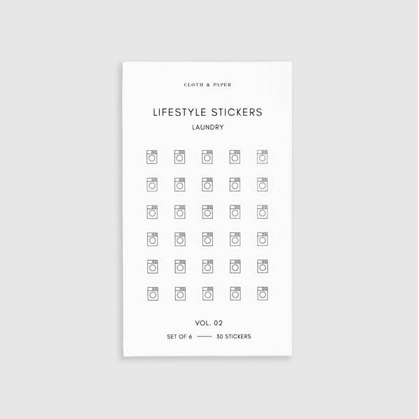 {coming soon!} Lifestyle Transparent Mini Icon Stickers