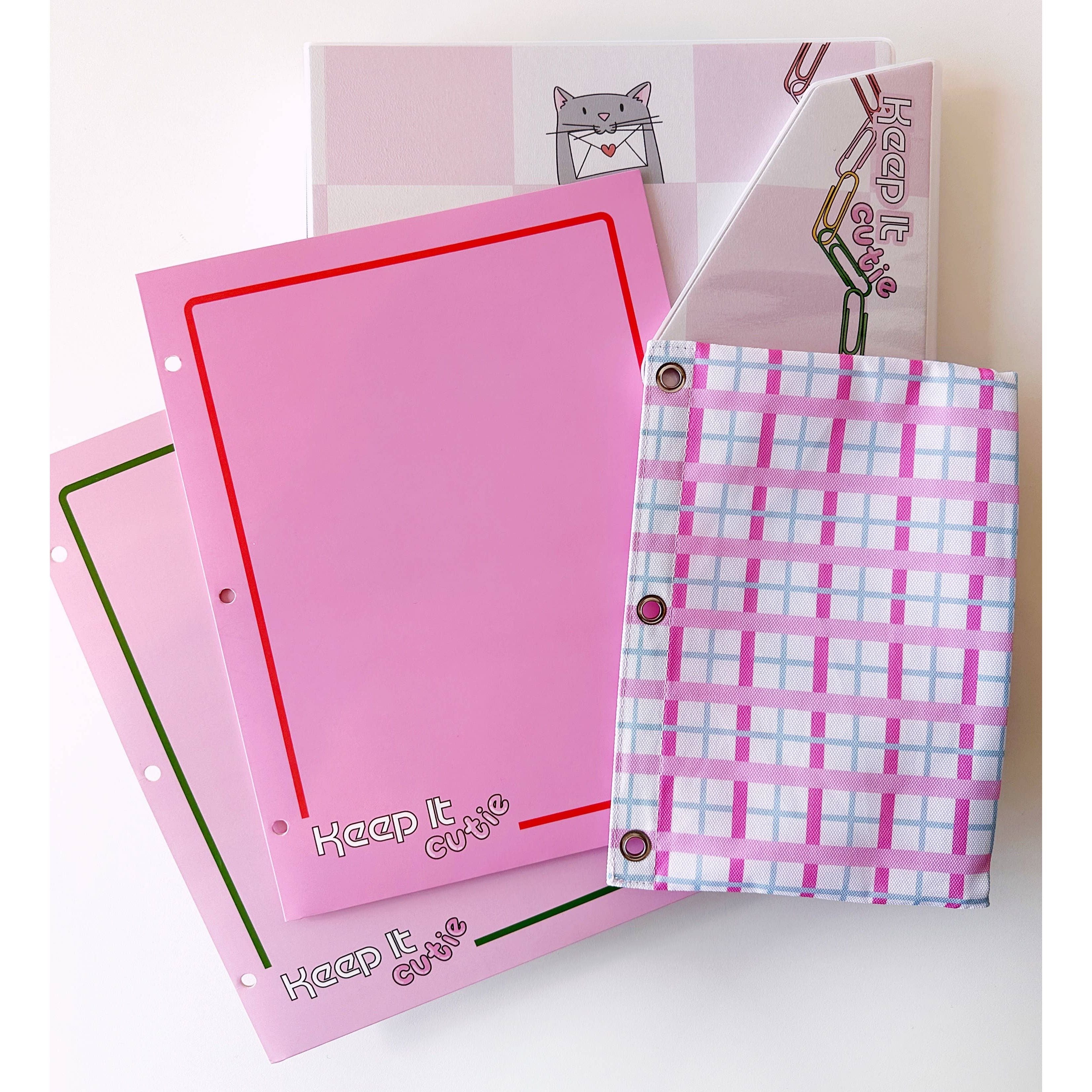 Stationery Kitties Keep It Cutie Binder