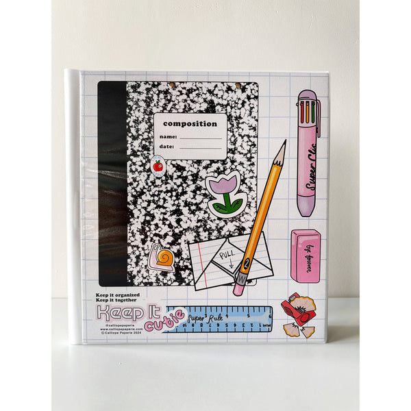 Office Supplies Keep It Cutie Binder