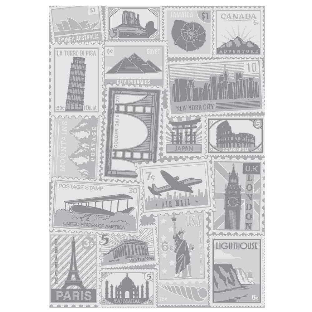 Air Mail 3D Embossing Folder