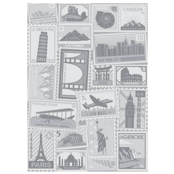 Air Mail 3D Embossing Folder