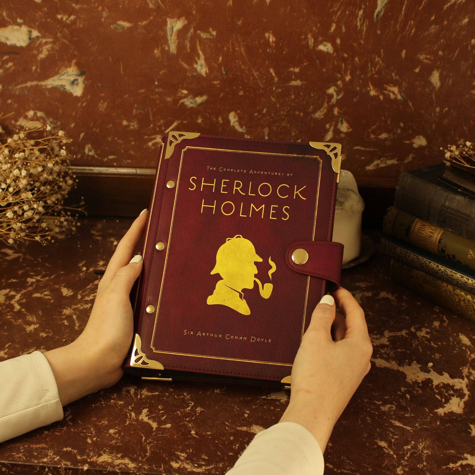 Sherlock Holmes A5 Refillable 6-Ring Binder Notebook