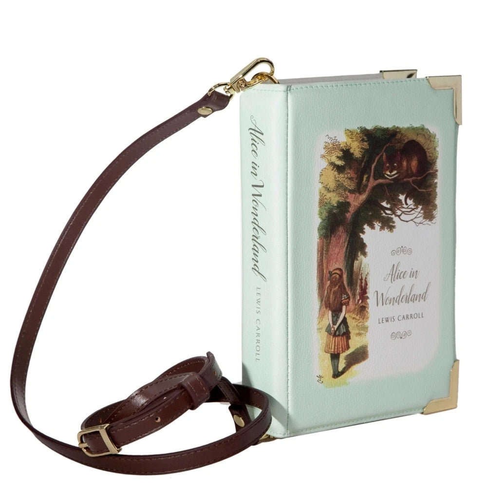 Alice in Wonderland Book Art Handbag