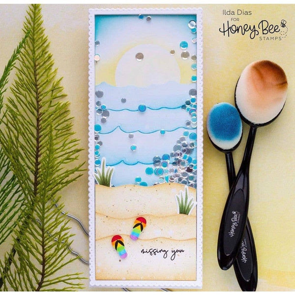 Makin' Waves Long Border Die Set: Water, Waves, Clouds, Hills and More! {Retired}