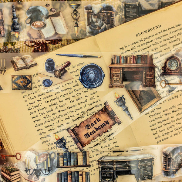 {coming soon!} Libraries Kiss-Cut Transparent Tape