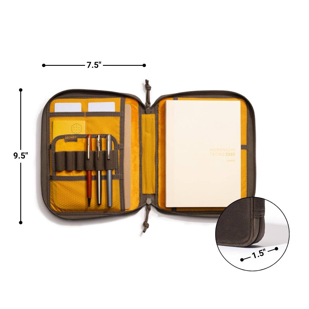 Daily Folio A5 Travel Journal w/ Pen Board