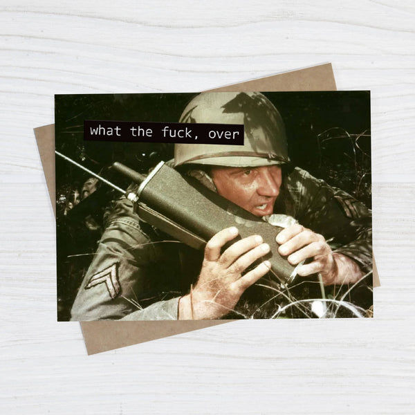 What the Fuck, Over | Just Because Card