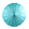 Teal Ribbed Pagoda Umbrella