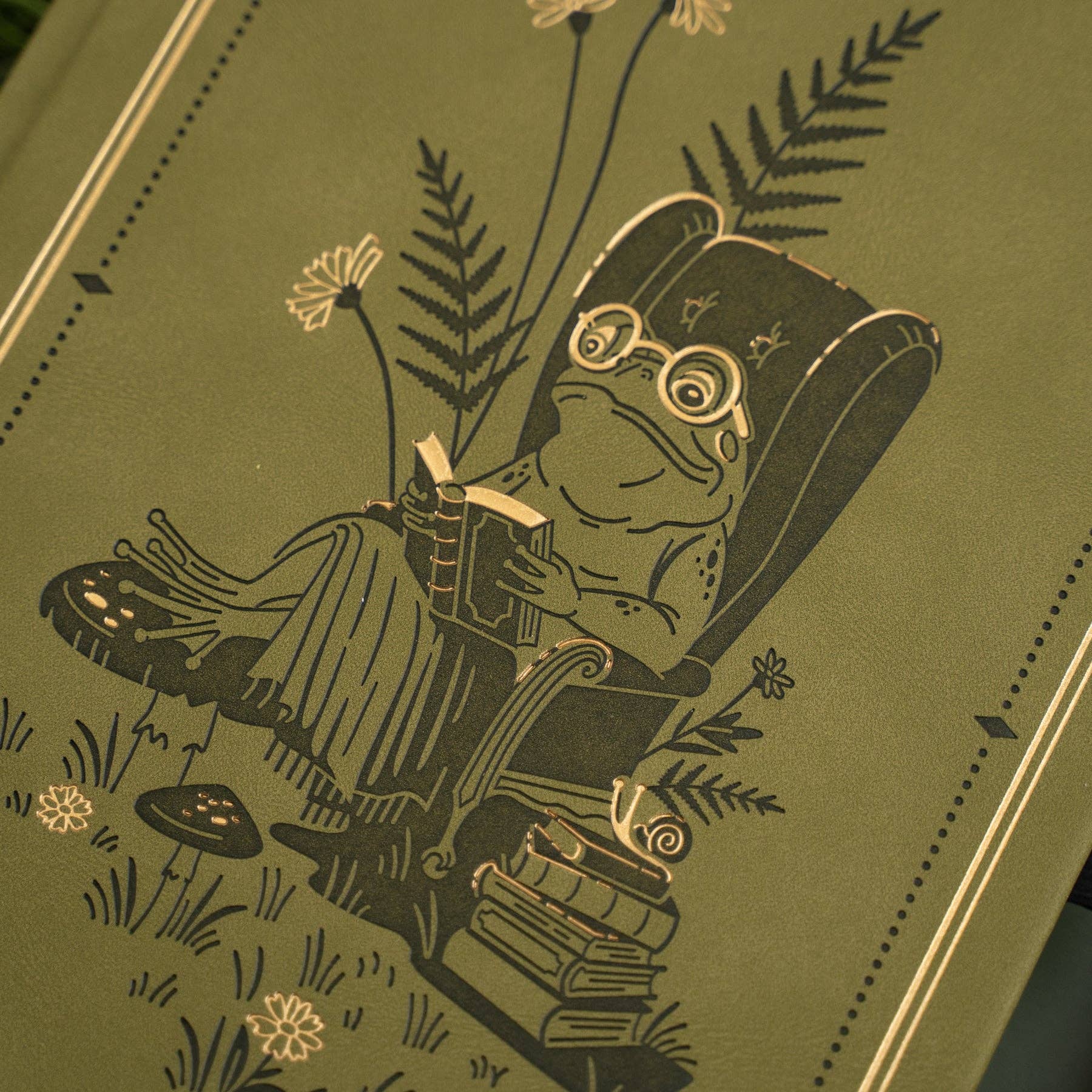 Literary Frog Hardcover Notebook