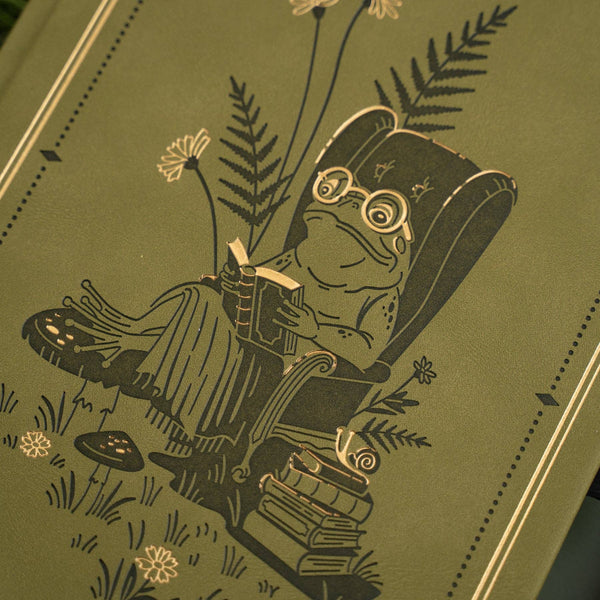 Literary Frog Hardcover Notebook