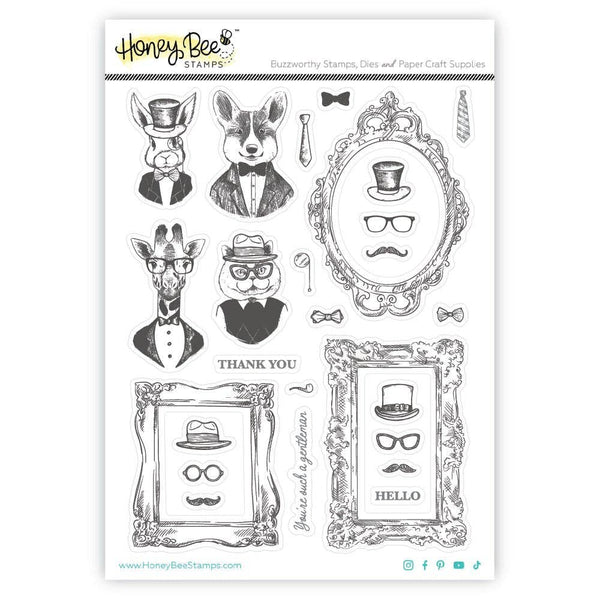 Dapper Decor 6x8 Rubber Cling Stamp Set