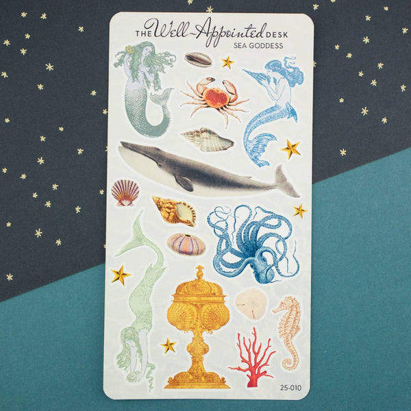 Sea Goddess Sticker Sheet