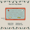 I Like to Buy Notebooks Waterproof Vinyl Sticker