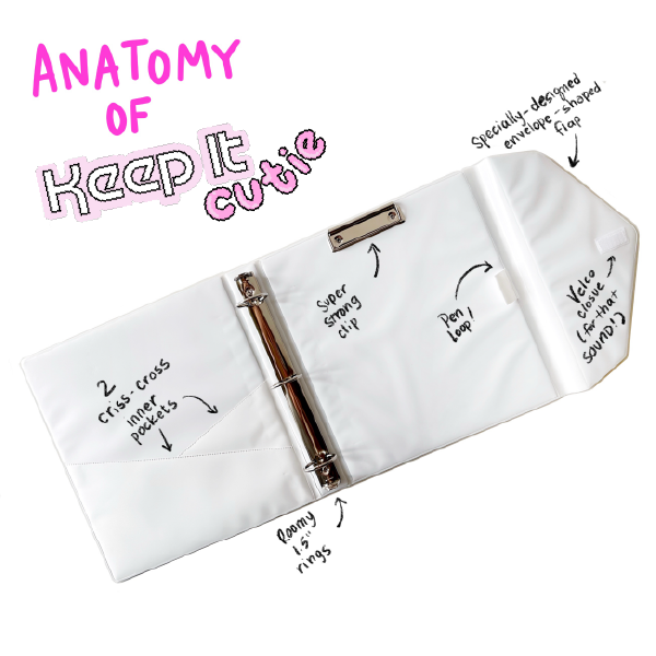 Pen Pal Keep It Cutie Binder