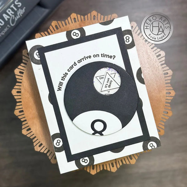 Interactive Eight-Ball Stamp + Die Set | Ralph Tyndall
