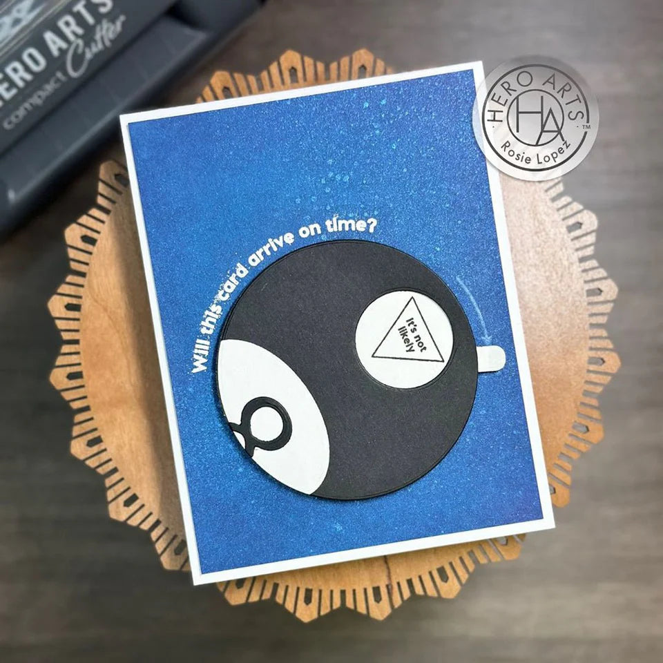 Interactive Eight-Ball Stamp + Die Set | Ralph Tyndall