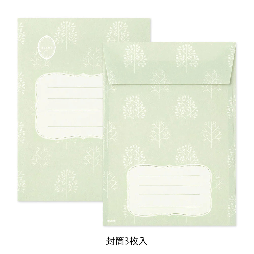 Midori Letter Set | No. 923: Collage Stationery