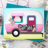 Camp Trailer Card Die Set