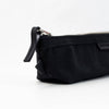 Black Canvas Zippered Pencil Pouch