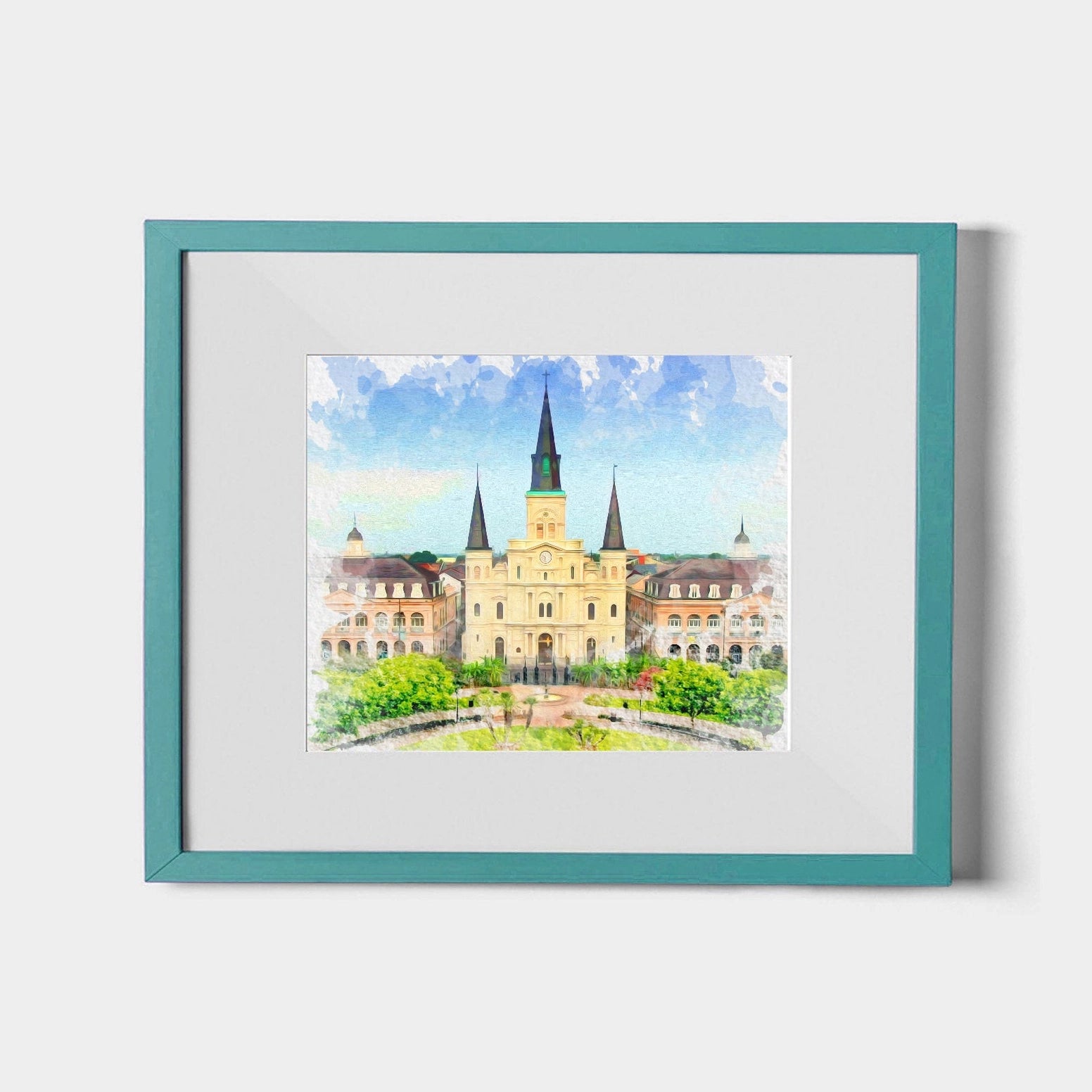 A Taste of New Orleans Augmented Reality 14x11 Art Print