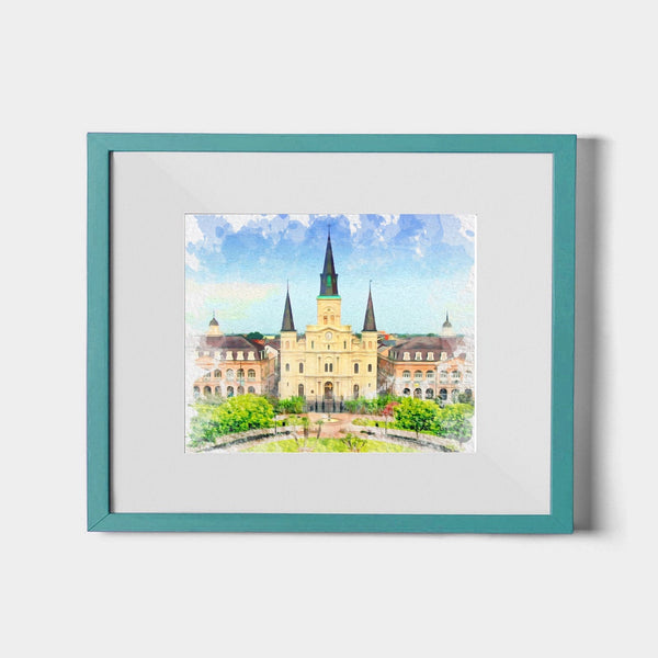 A Taste of New Orleans Augmented Reality 14x11 Art Print
