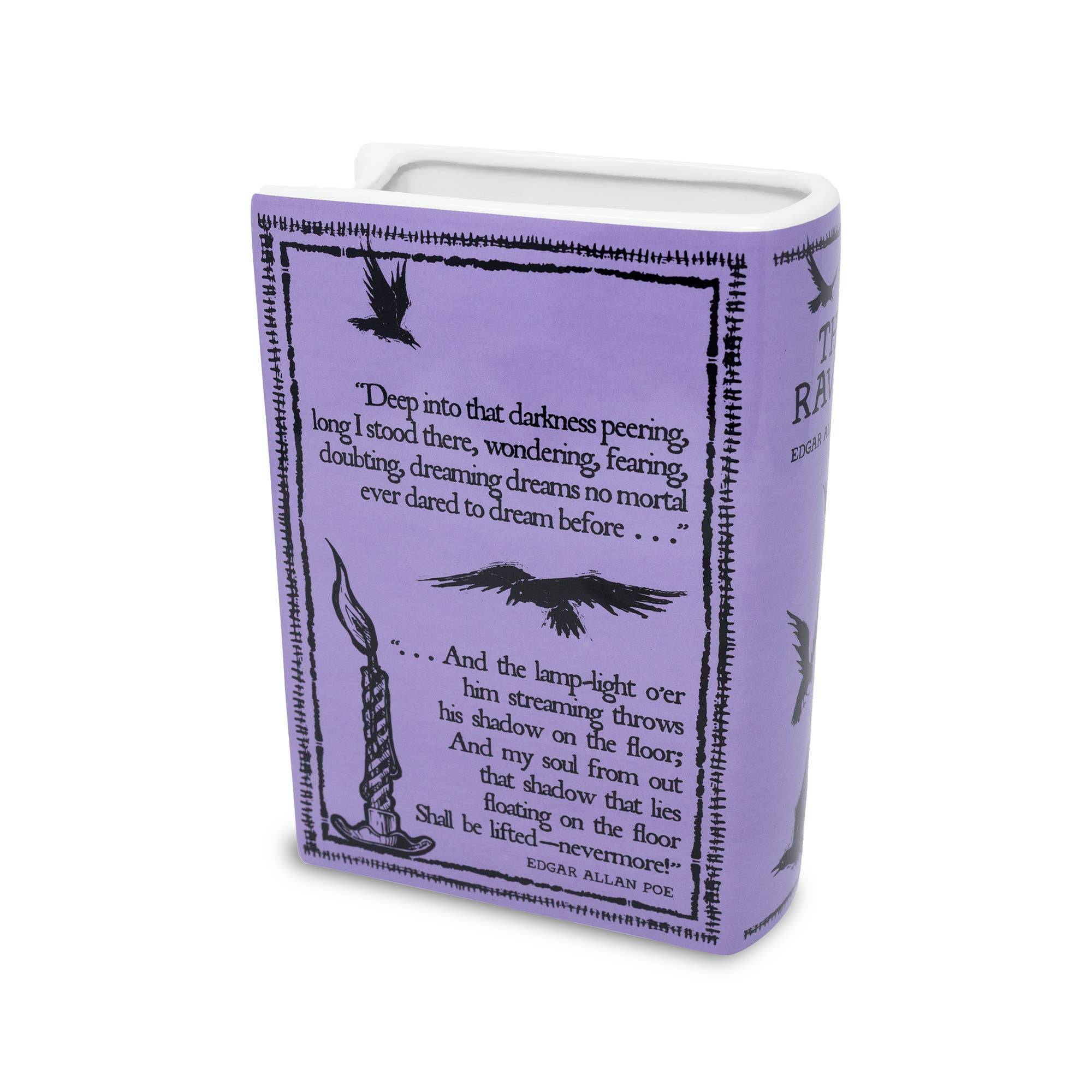 The Raven Large Book Vase