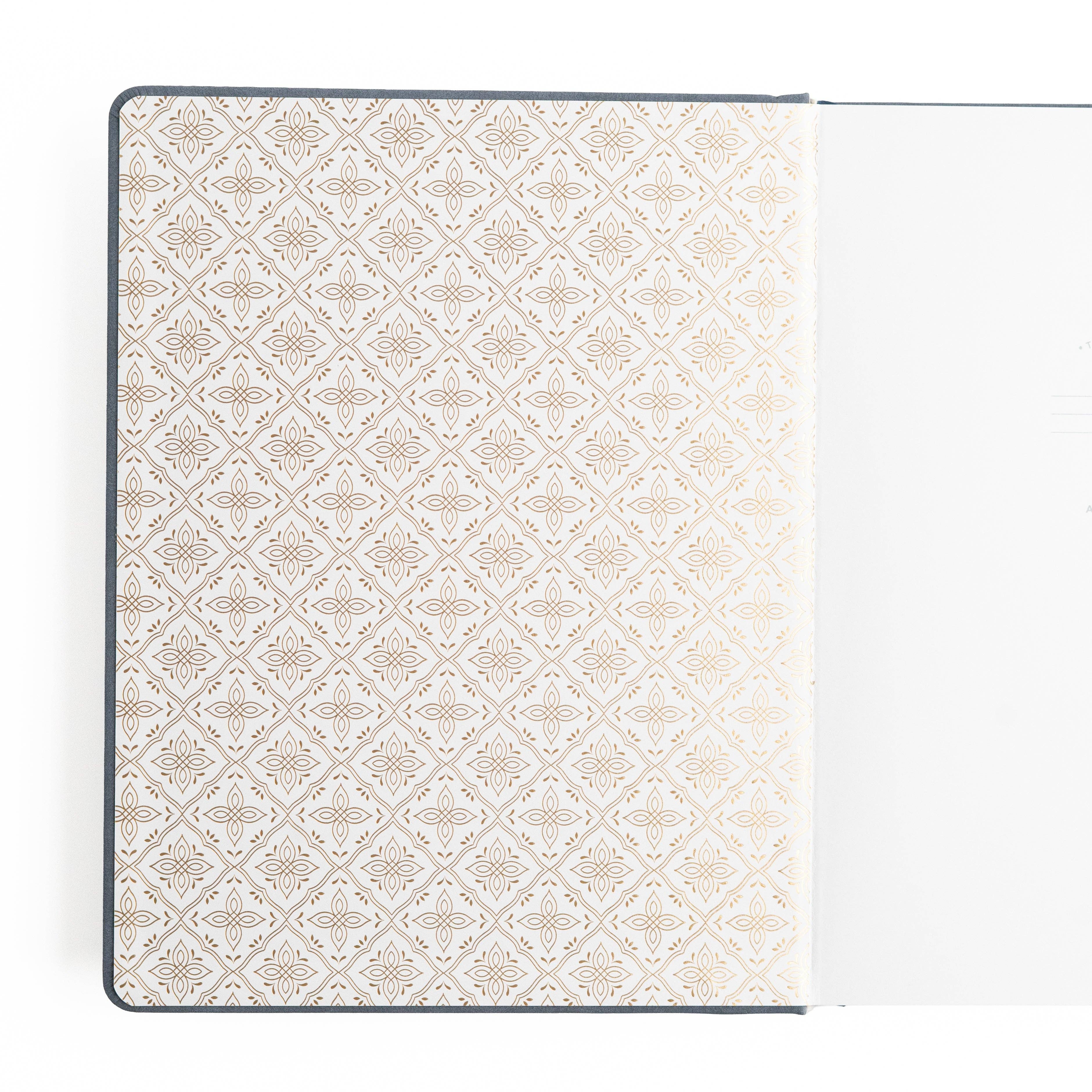 Storybook in Navy A5 Dot Grid Notebook