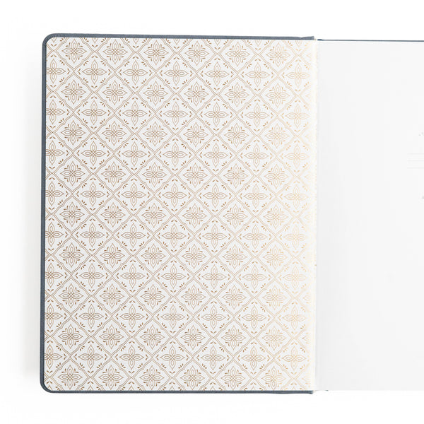 Storybook in Navy A5 Dot Grid Notebook