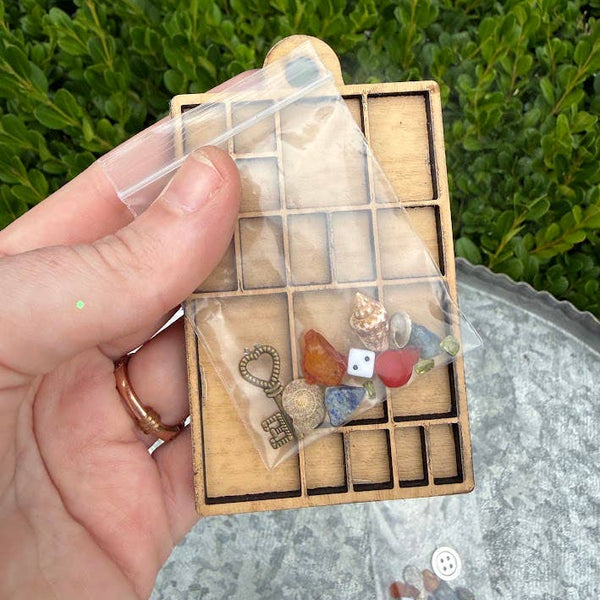Mini Trinket Curiosity Shelf Kit {with miniature trinkets!}