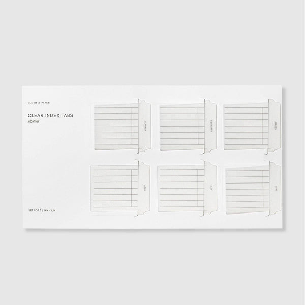 Clear Index Tabs