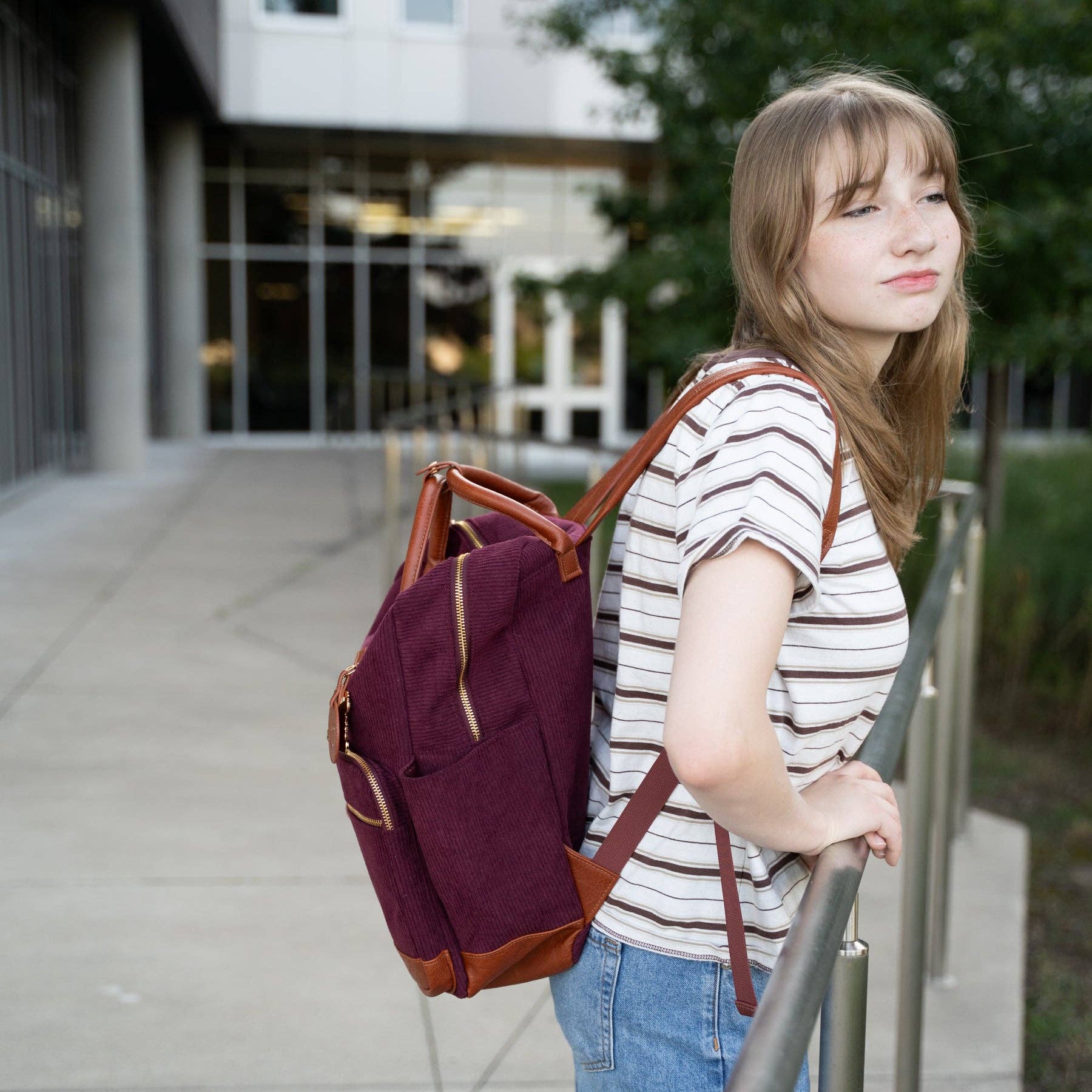 {coming soon!} Maroon Quiet Corners Backpack