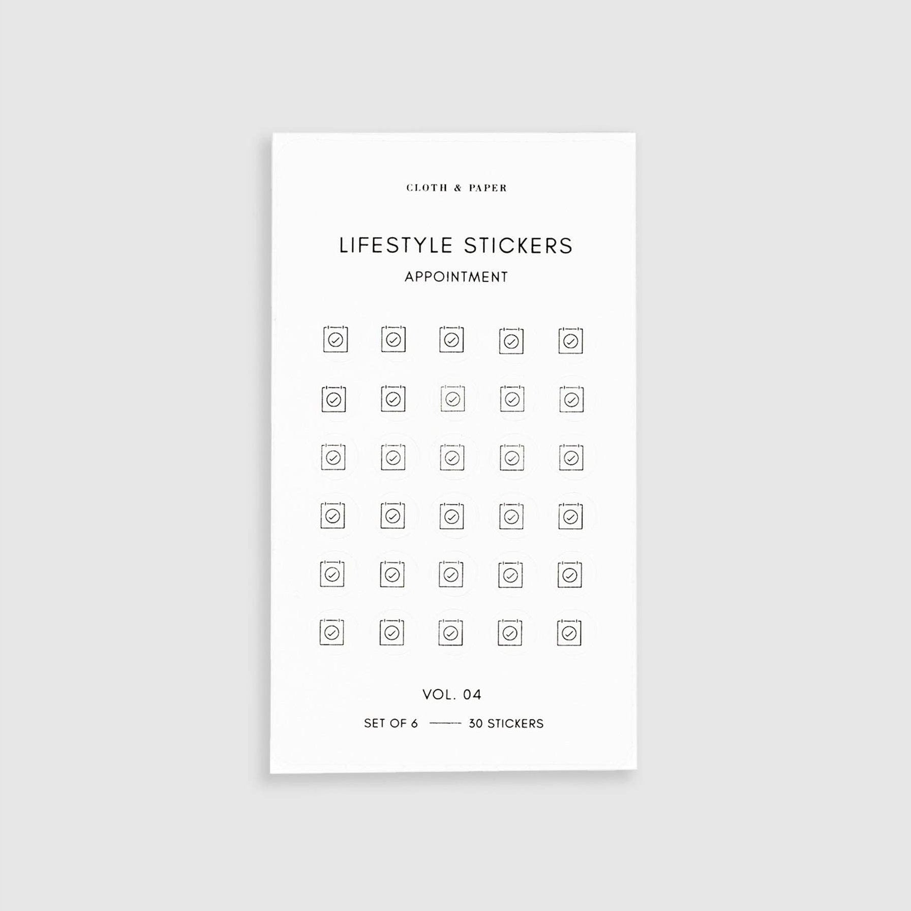 {coming soon!} Lifestyle Transparent Mini Icon Stickers