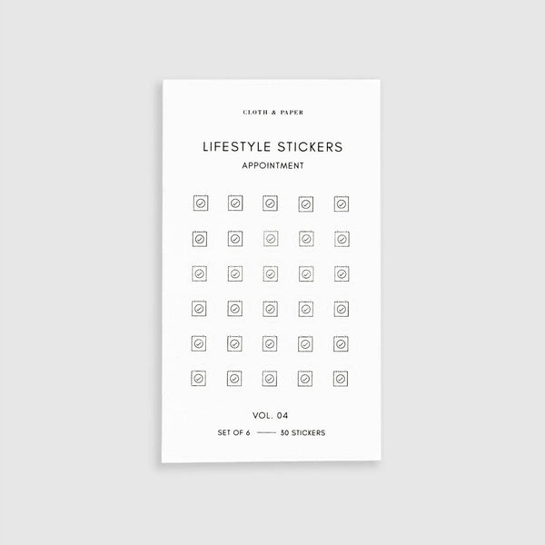{coming soon!} Lifestyle Transparent Mini Icon Stickers