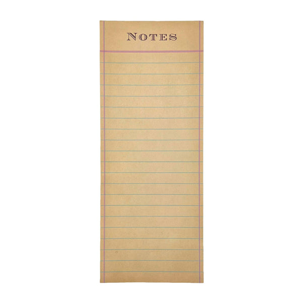 Notes Vintage-Inspired Skinny Notepad