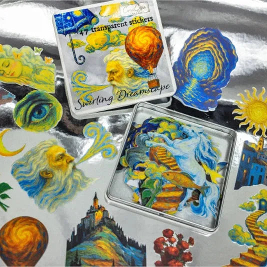 Swirling Dreamscape Sticker Tin {coming soon!}