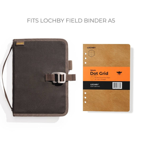 Dot Grid A5 Tomoe River Field Binder Refill