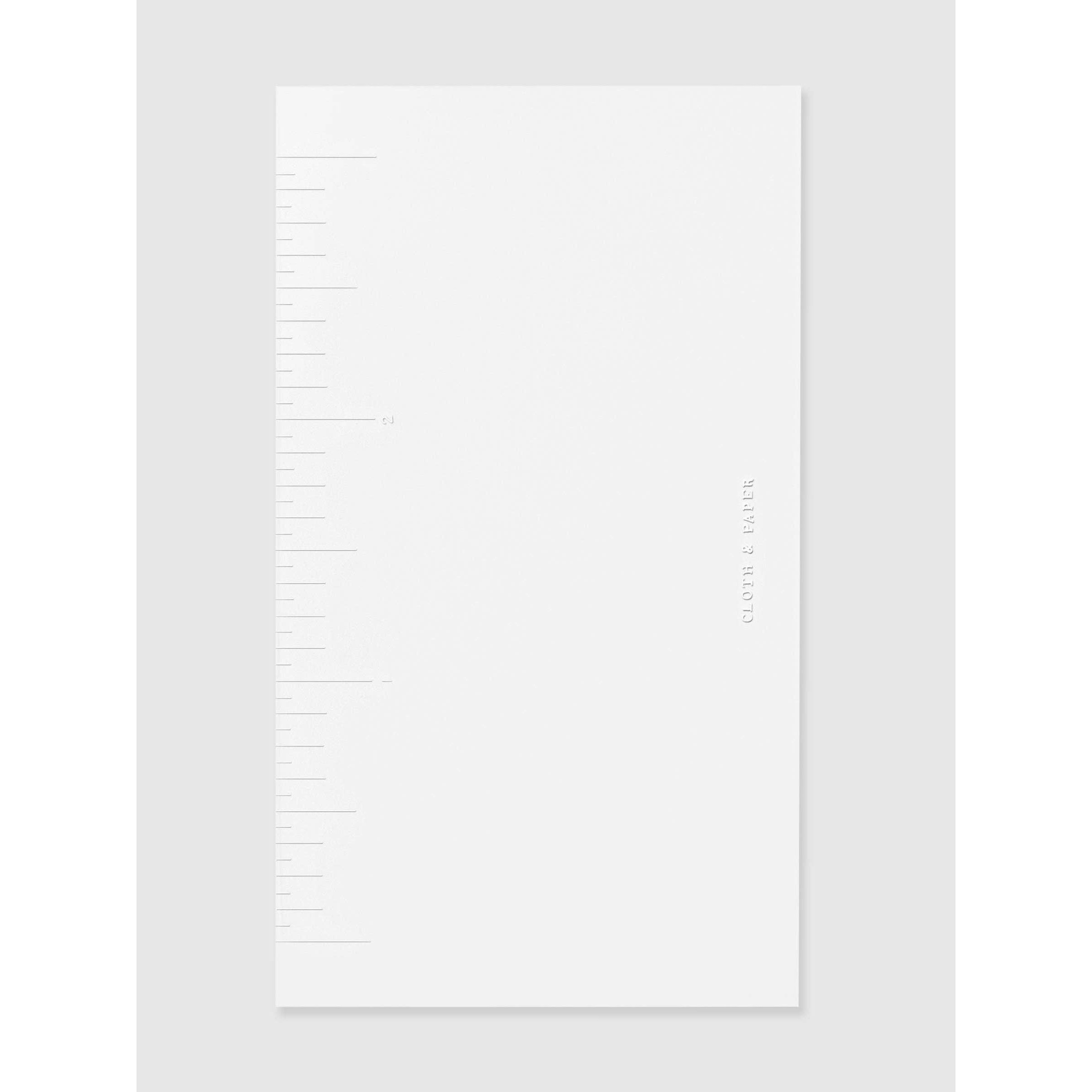 Clear Ruler Journaling Card